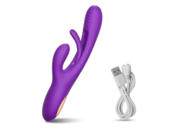 Vibrador de resonancia de tres puntos, masturbador femenino (púrpura) YIZHOOD