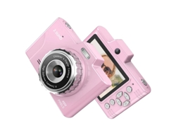 Cámara compacta portátil con zoom 8x, cámara CCD, tela rosa, 28 pulgadas, Yizhood