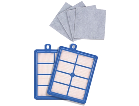 Filtro Hepa de polvo lavable 2 uds H12 H134PCS filtro de algodón de Motor para Philips Electrolux AEG piezas de recambio de aspiradora