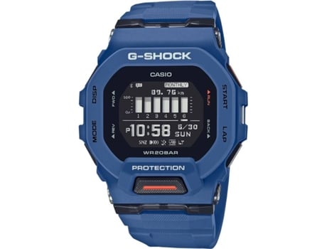 Reloj Digital CASIO G-Shock Bluetooth Hombre (Acero y Resina - Azul)