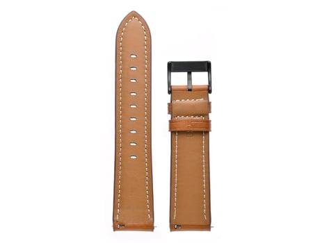 Correa de reloj inteligente para Samsung Galaxy Watch 3 41 mm Correa de cuero (marrón)