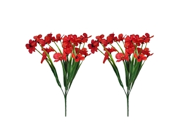 Flor Artificial Roja Grande