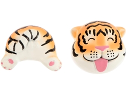 Imanes De Resina De Tigre Fuertes, 2 Piezas, Naranja, Para Refrigerador, Decoraciones Creativas Y