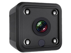 Minicámara Bestvite con WiFi HD 1080p, audio deportivo y visión nocturna (negra)