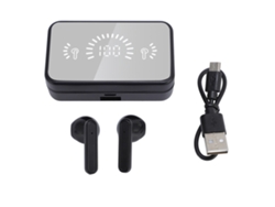 Auriculares Traductores Inalámbricos Con 144 Idiomas, Bluetooth 5.4 Y Estuche De Carga - Negro