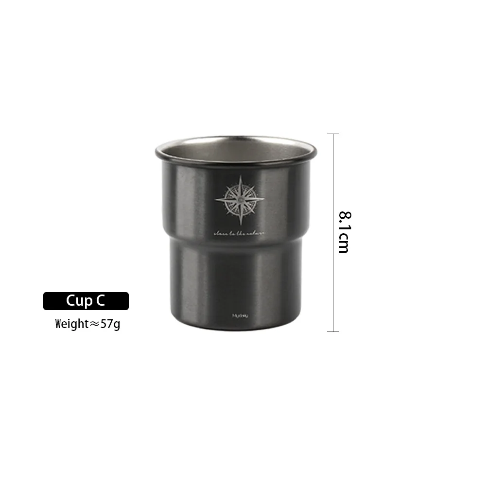 Taza De Café De Acero Inoxidable 304 De Doble Pared (200 Ml), Apta Para Café, Leche Y Té.