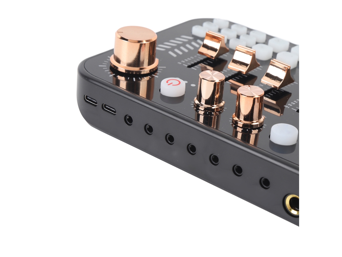 Podcast Soundboard Equipo Bundle Tarjeta De Sonido Para Transmisión En Vivo Cambiador De Voz Bluetooth