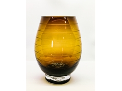 Jarrón MIKASA Amber light marrón 25cm