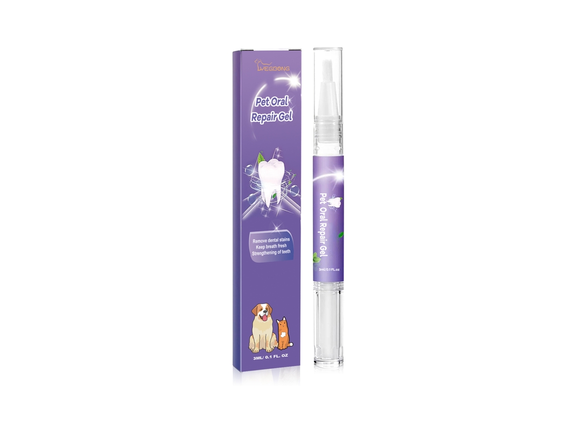 Gel reparador bucal para mascotas