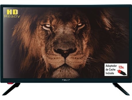 TV NEVIR NVR-8072-24RD2S (24'' - 61 cm - HD - Android Tv- con cargador 12V Caravanas y camping)