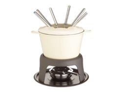 Fondue KITCHEN CRAFT en Hierro Fundido Masterclass Crema