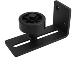 Kit De Puerta Corrediza De Acero Para Granero Con Sistema De Montaje En Pared Con Rodillos Ajustables.