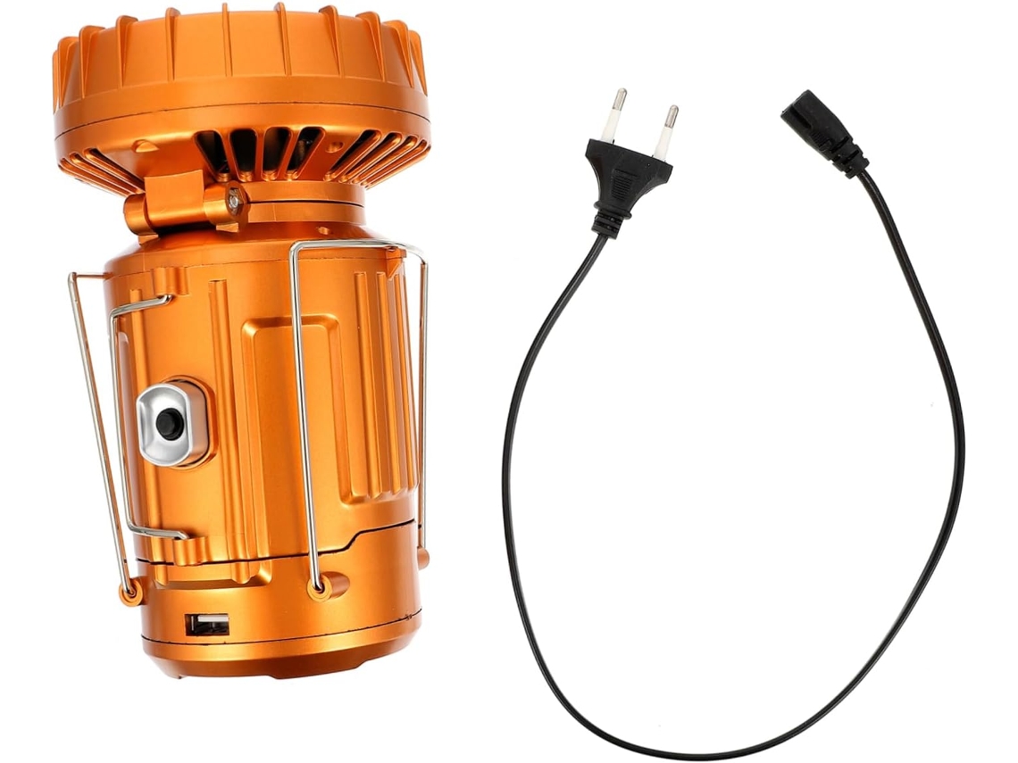 1 Unidad De Luz Solar Portátil Para Camping, Resistente Al Agua, Con Brillo Ideal Para Tiendas De Campaña.