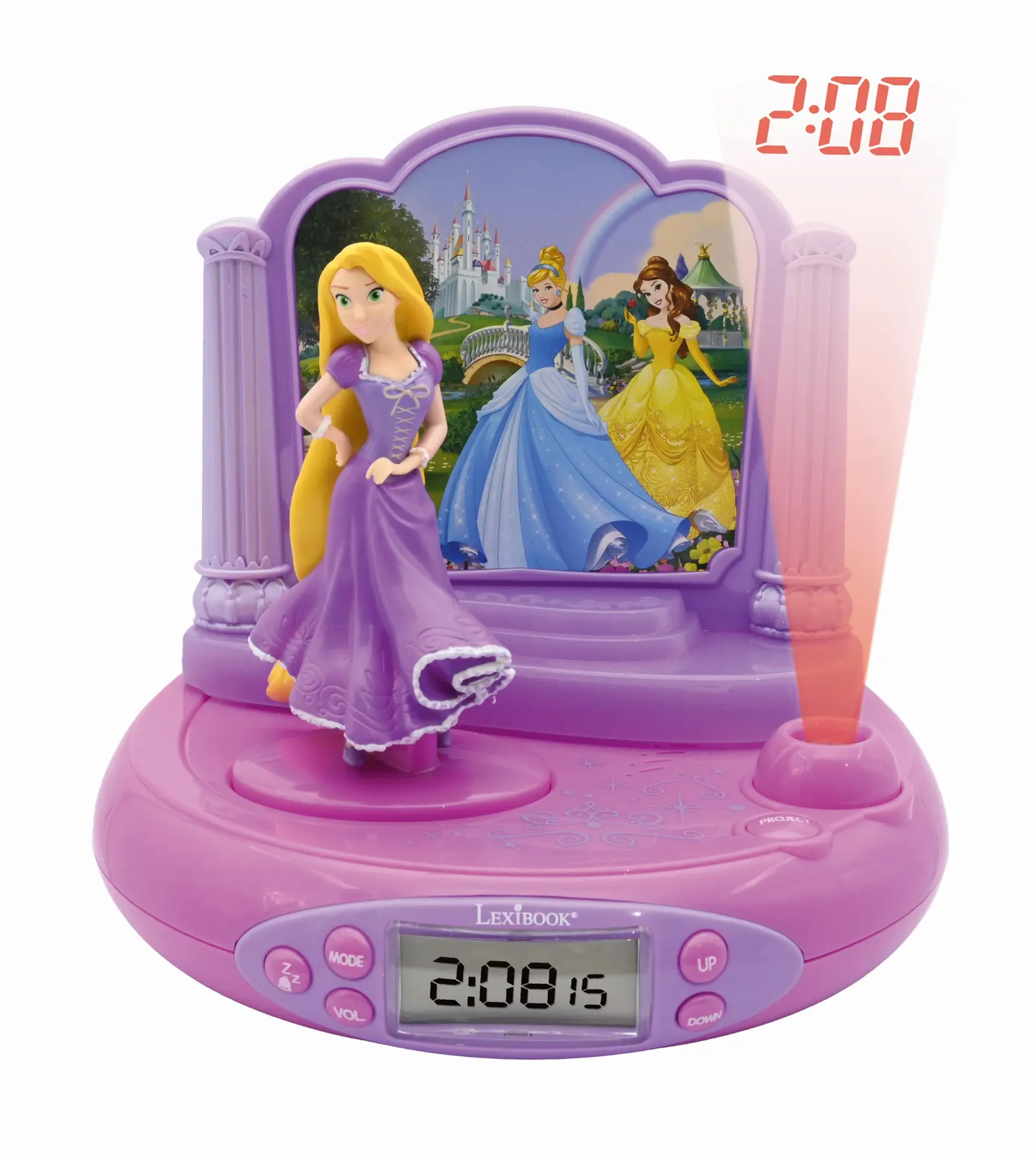 Disney Princess Rapunzel 3d Projektionswecker Mit Magischen Sounds