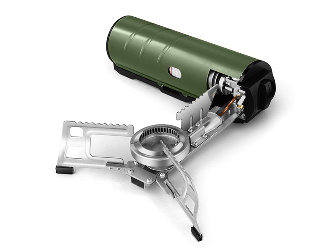 Hornilla de gas plegable para camping, 2600 W, equipo de cocina para exteriores para acampar y uso al aire libre (sin marca)