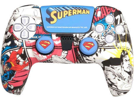 Adhesivo Kit FR-TEC DualSense PS5 - Superman