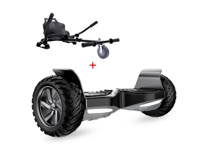 Hoverboard RCB Hummer Off-Road con Bluetooth y Hoverkart Negro |
