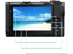 Protector de pantalla para Nikon Zr Ar Transparente, Película Protectora de Vidrio Templado para Cámaras CUICH (Paquete de 3)