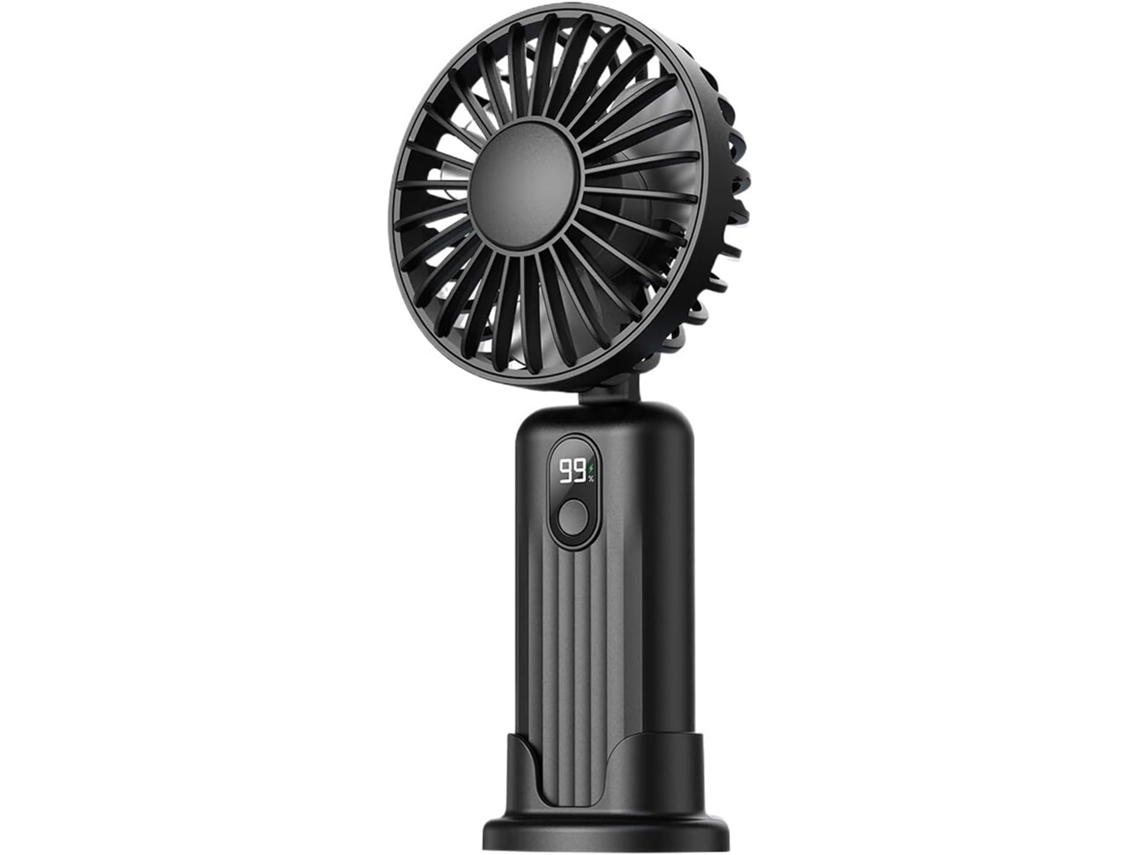 Ventilador 3 V Portátil Recargable Recargable Ajustable