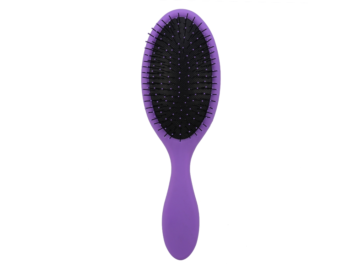 Pincel Desenredante Para Pelo Húmedo Y Seco Cepillo De Masaje Herramienta De Peinado Y Estilismo (morado)