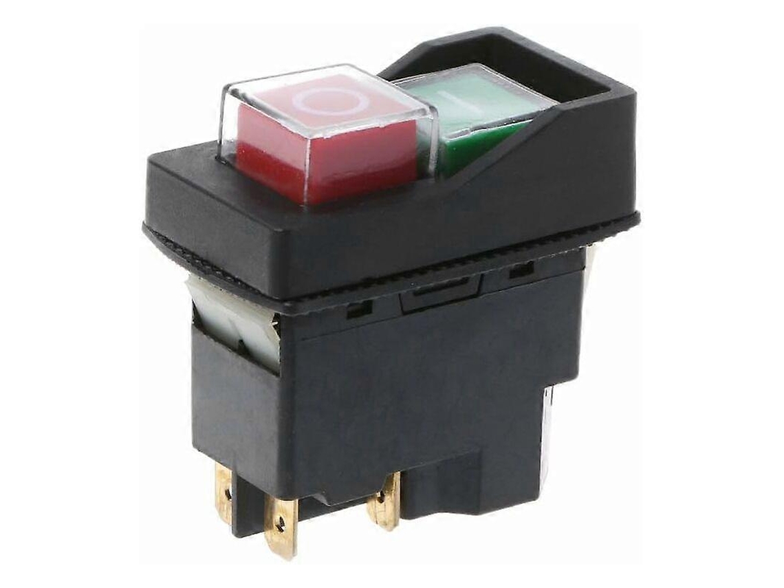 Interruptor pulsador magnético KLD - 28 A, IP55, 220 V, protegido contra sobretensión y resistente al agua.