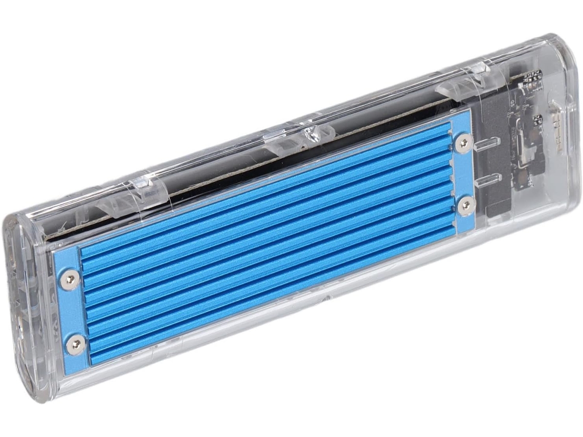 Convertidor de disco duro externo transparente, USB 3.1 Gen2, 10 Gbps, velocidad de transmisión real de 10 Gbps para componentes de computadora