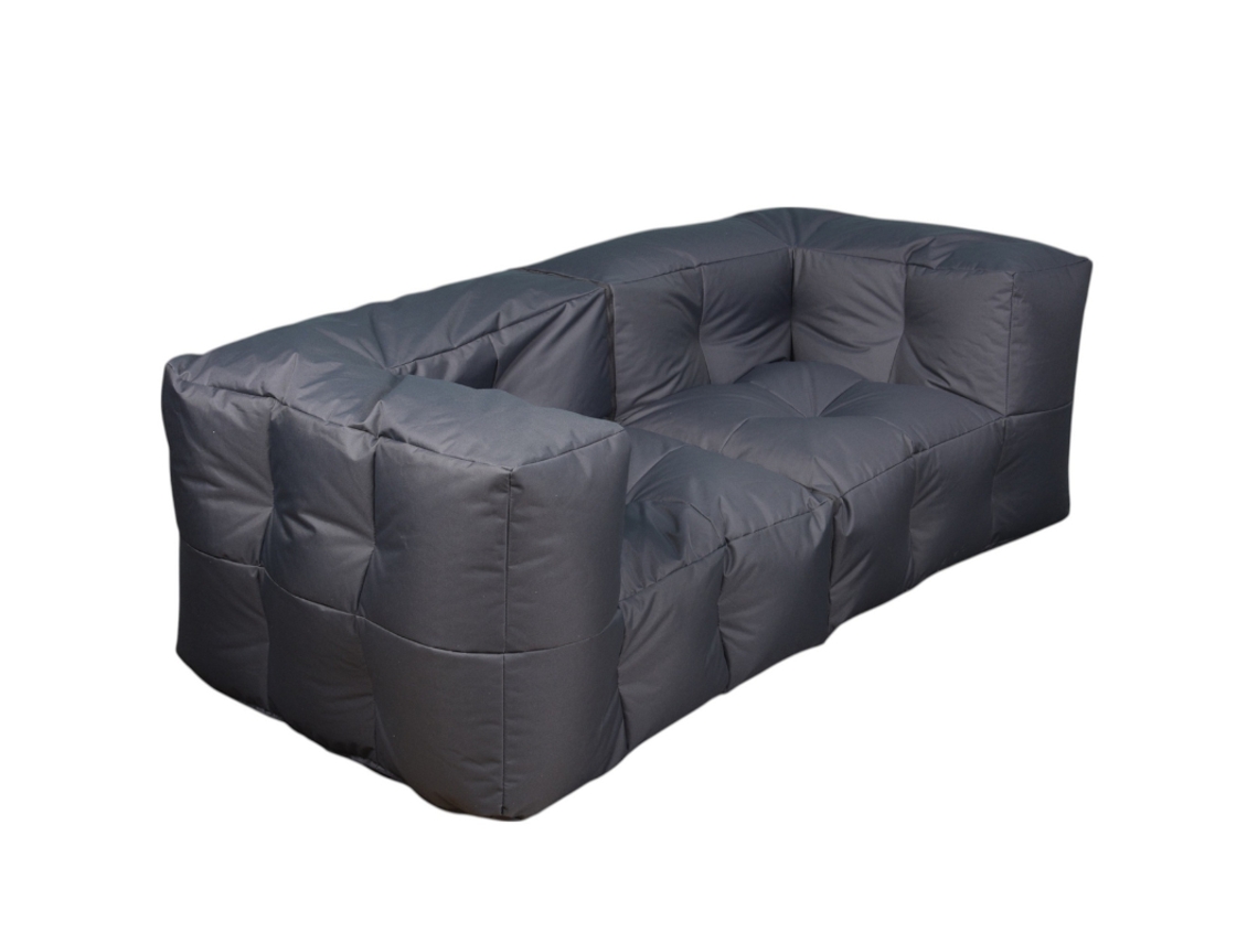 Sofá Modular Exterior Impermeable Anti-UV Bananair 90x180 cm Gris Oscuro