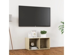 Mueble para TV | Armario para TV | Armario para TV 72x35x36,5 cm Fabricado en madera de roble, Sonoma