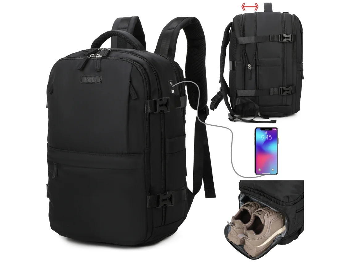 Mochila De Cabina Expandible 1990s Ryanair Negro (40x25x20-25cm - 20l-25l)