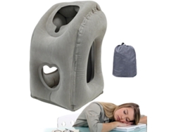 Almohada Cervical Inflable De Viaje, Almohada Multifuncional: Soporte Compacto Y Ligero, Portátil.