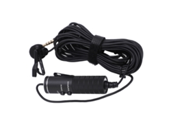 2026-micrófono Lavalier Condensador Omnidireccional 6m Cable 3.5mm Para Dslr Cámara Camcorder