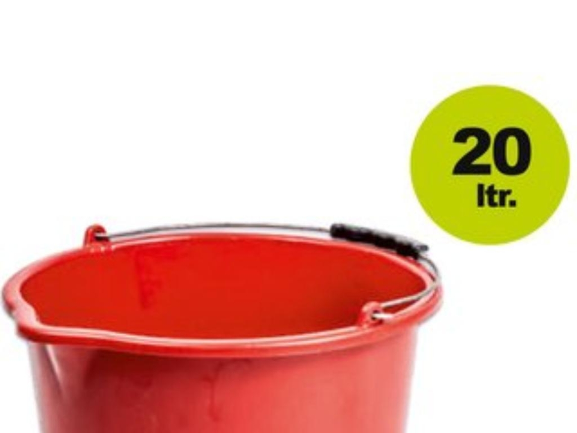Cubo 20 Lts Agricola Rojo Mod. Kim Ebertools Expert