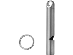 Silbato de emergencia para uso en exteriores, kit de entrenamiento de supervivencia con bolsillo para llavero, perfecto para practicar senderismo.