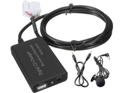 Adaptador auxiliar con interfaz para llamadas en el coche, compatible con Bluetooth para reproducción de música. SFUSHOS