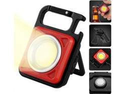 Rebe-linterna Led Mini Recargable, 800 Lumens Con Base Magnética, Luz De Trabajo Para Taller, Emergencias Y Exterior, Usb-c, Aluminio Y Pc