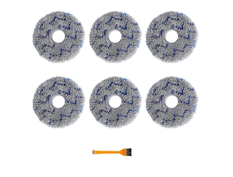 Almofadas de pano para esfregão de peças para ecovacs deebot x1omni x1turbo almofada de esfregão