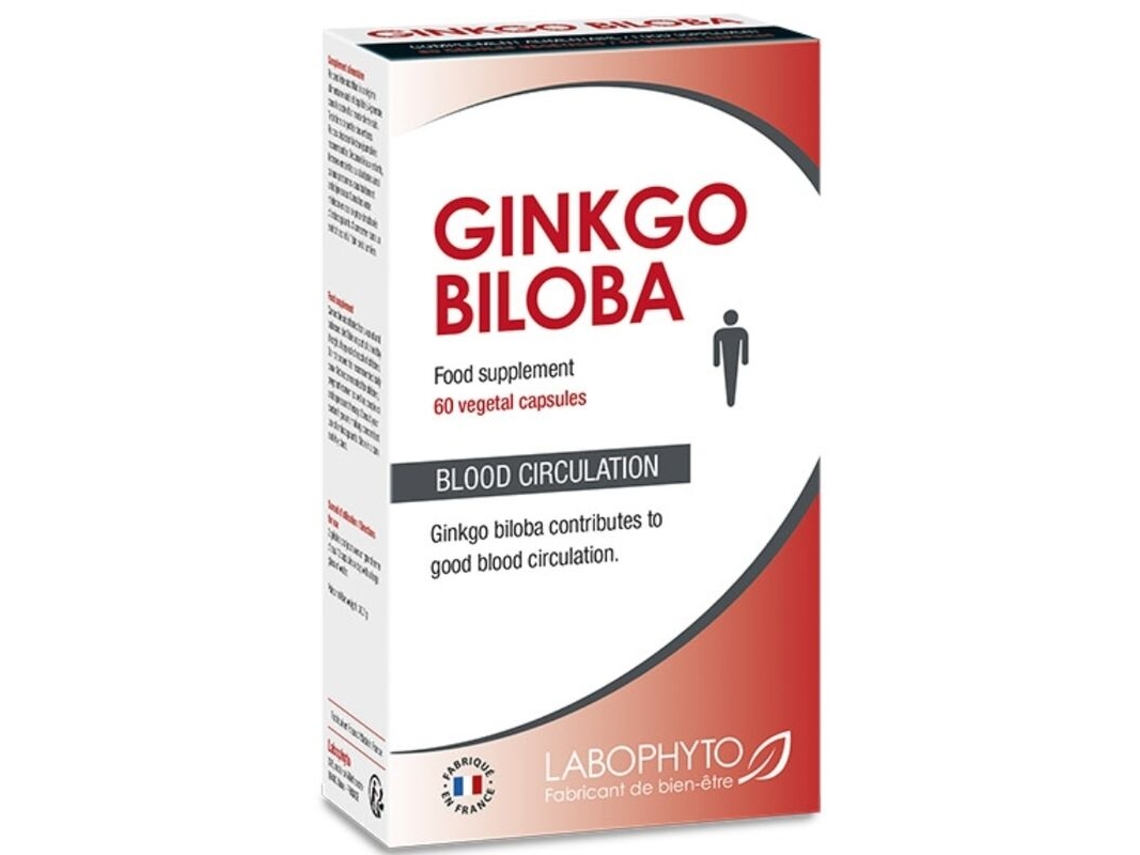 GINKGO BILOBA SUPLEMENTO ALIMENTAR CIRCULAÇÃO SANGUÍNEA 60 CAP