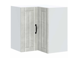 Maison Exclusive - Mueble Esquinero Cocina Lucca Madera Contrachapada Gris Cemento