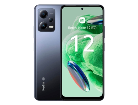 Smartphone XIAOMI Redmi Note 12 5G 8Gb/256Gb Gris Onyx Gris Dual Sim