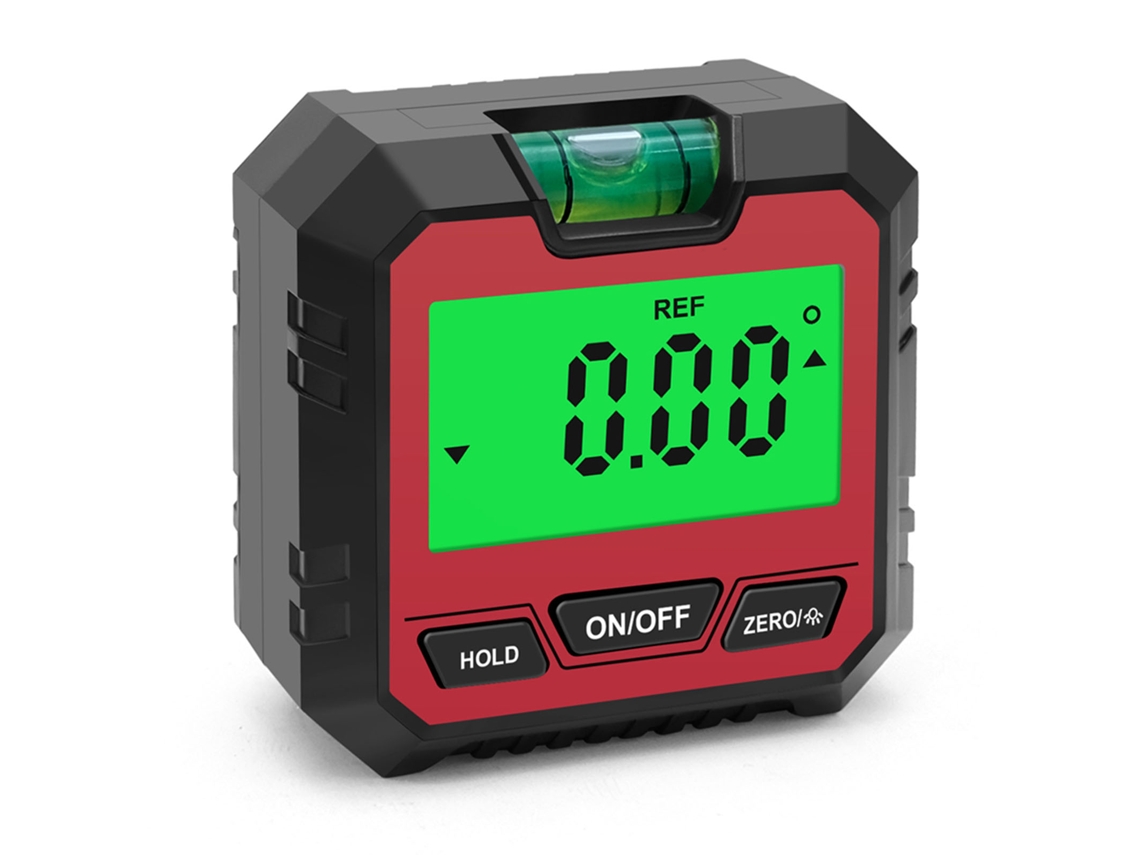 Medidor Digital De Ángulo Clinómetro Absoluto Relativo Lcd Con Retroiluminación