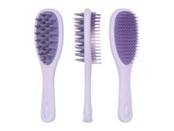 Peine profesional de mango largo con dientes anchos y finos para uso en salón o en casa. Desenreda y da el acabado final al cabello eficazmente.