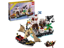 Lego® 10320 Icons Eldorado Fortress, Kit De Modelo Adulto Con Barco Pirata Y 8 Minifiguras