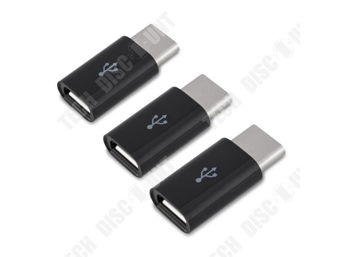 Td Conjunto de 3 Adaptadores Mini Usb Micro Usb Conector Universal 3 Use Conexão Periférica Transferência Rápida Compartilhamento de Dados