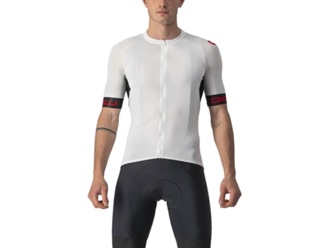 Jerseys CASTELLI Camisola Manga Curta Entrata Vi Branco 3XL Homem