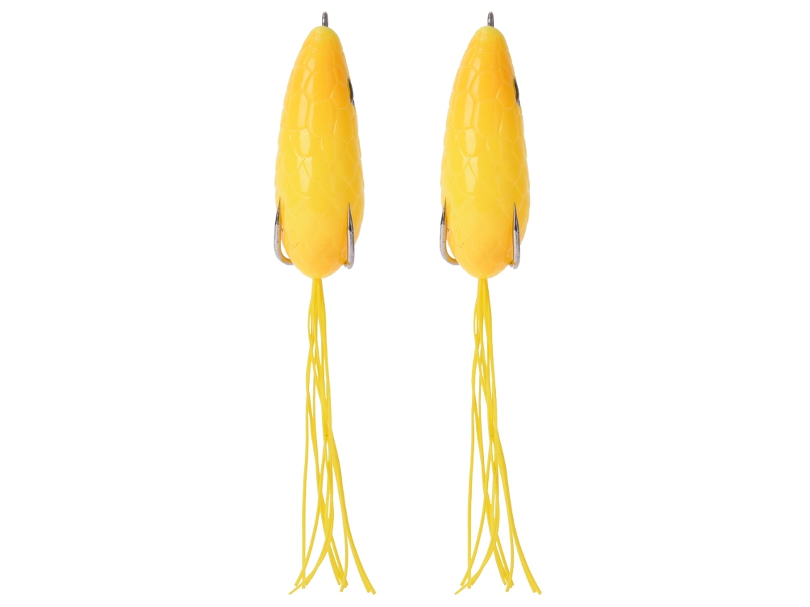 Cebo artificial de rana con anzuelo para pesca 4
