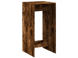 Maison Exclusive - Mesa Alta De Bar Madera Ingeniería Roble Ahumado 51x50x103,5 Cm