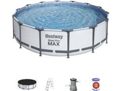 Piscina Tubular BESTWAY 56950 (con Cartucho - 13030 L - 427x107cm)