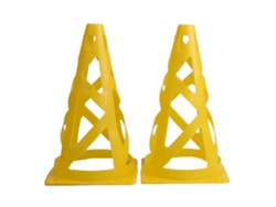 Cones Marcação Esportiva Ao Ar Livre Futebol Patinação Treinamento Barreira De Tráfego Amarelo