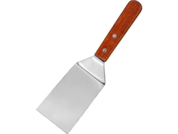 Espátula De Acero Inoxidable Con Mango De Madera Para Barbacoa, Teppanyaki Y Cocina Al Aire Libre Rlv