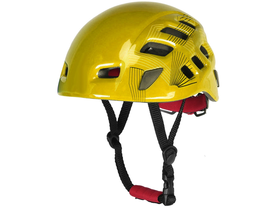 Casco de seguridad amarillo para deportes al aire libre